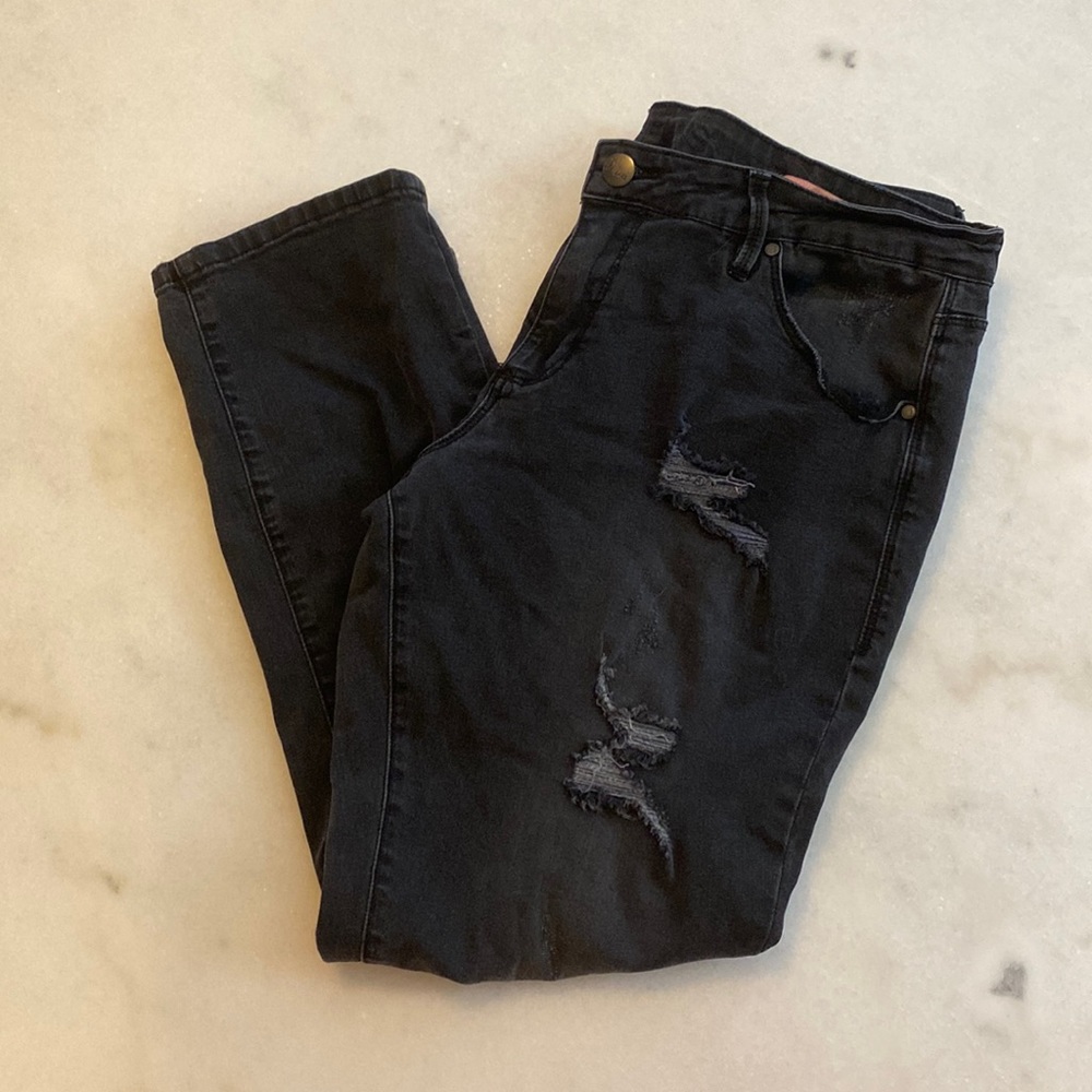 Ripped Black Skinny Jeans